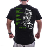 Men Running Sport Cotton T-shirt