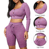 2020 Sexy Women knitting Sexy Fitness Set